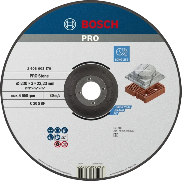PRO Stone Bonded Cutting Disc 230x3.0
