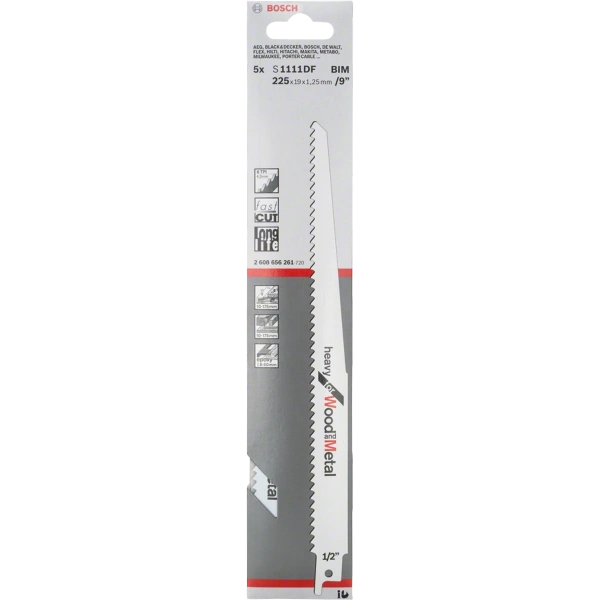 Reciprocating saw blade S 1111 DF