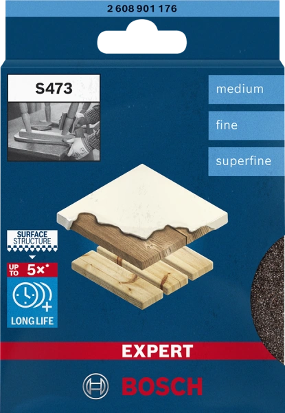 EXPERT S473 Flex Sanding Pad 98 x 120 x 13 Medium / Fine / Superfine