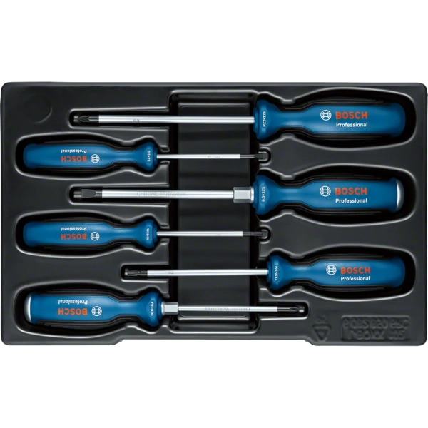 Screwdriver Set 6pc SL/PH/PZ/TX Professional