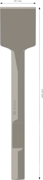 PRO HEX 28-4C Spade Chisel 400 80