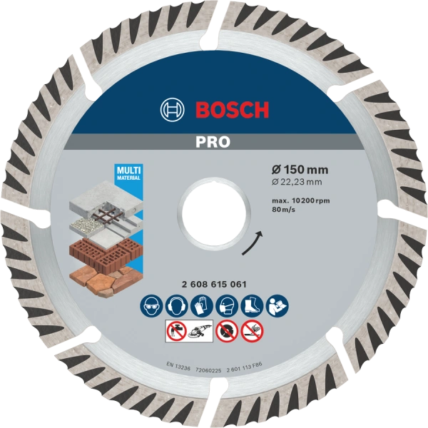 PRO Multi Material Diamond Cutting Disc