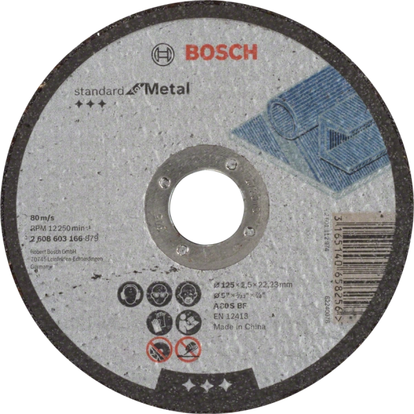 Standard for Metal Cutting Disc Bosch 