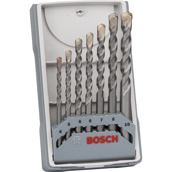 7-piece CYL-3 concrete drill bit set 4/5/6/6/7/8/10 mm Bosch 
