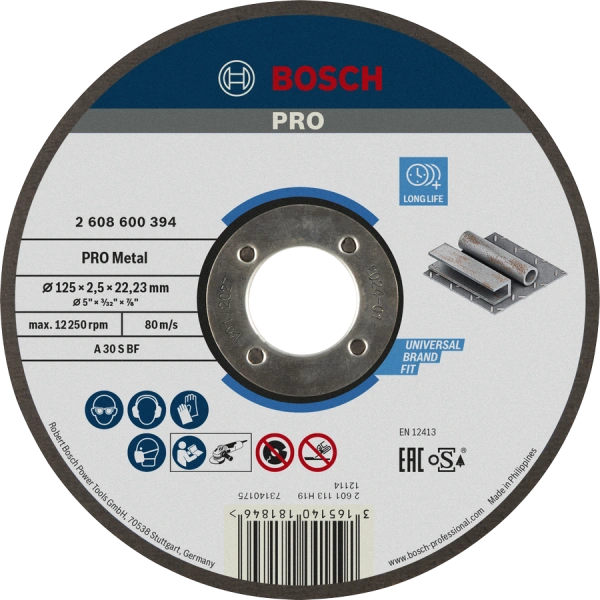 PRO Metal Bonded Cutting Disc Bosch 
