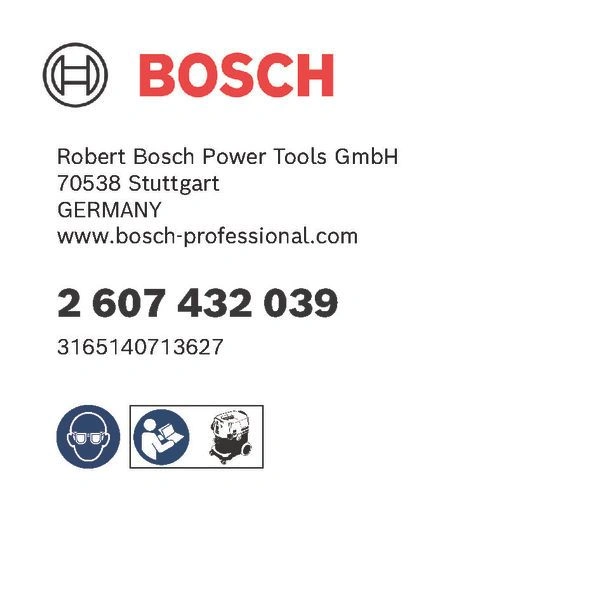 Wet Filter Bag Bosch 