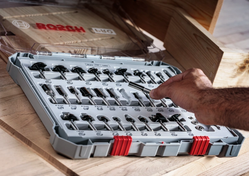 PRO Router Bit Mixed Set, 30 pcs Bosch 
